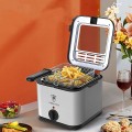Nồi chiên ngập dầu dung tích 2.5L nắp kính trong suốt