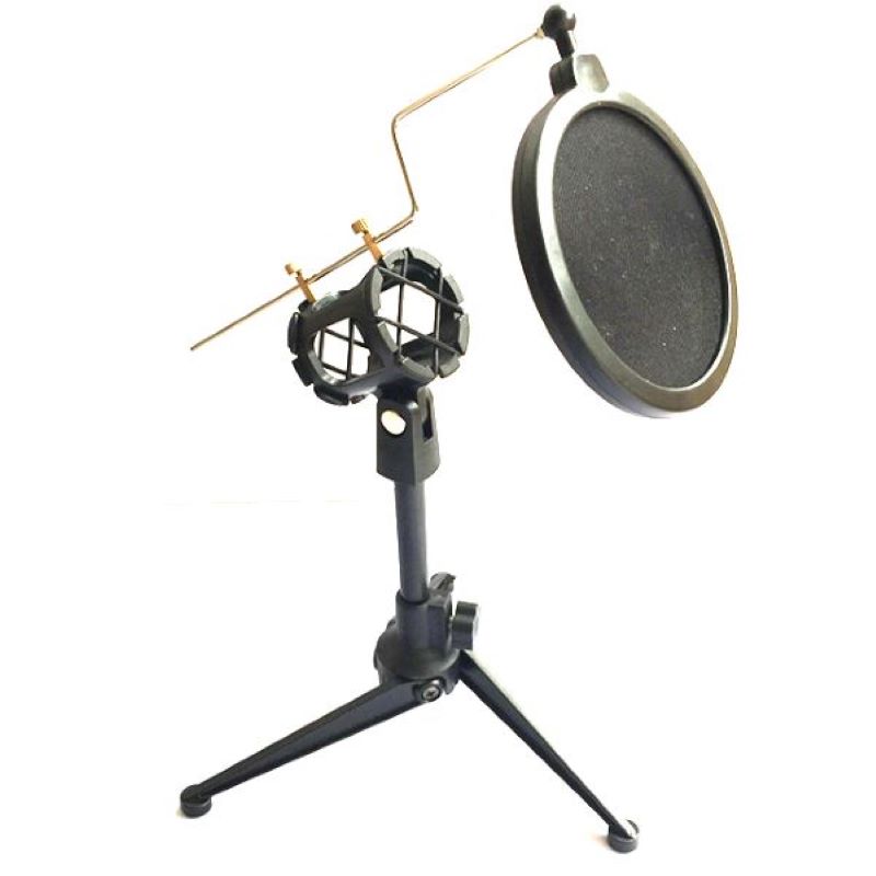 Chân Micro để bàn có màn lọc âm