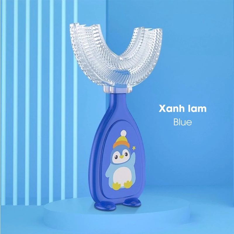 Bàn chải đánh răng cho bé chữ u hình chim cánh cụt