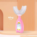 Bàn chải đánh răng cho bé chữ u hình chim cánh cụt 