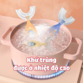 Bàn chải đánh răng cho bé chữ u hình chim cánh cụt 
