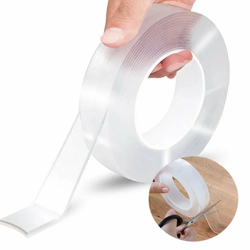 Băng keo siêu dính 2 mặt trong suốt chịu lực siêu tốt