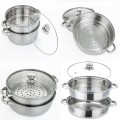 Nồi hấp đa năng 2 tầng hấp cách thủy tiện lợi 