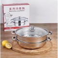 Nồi hấp đa năng 2 tầng hấp cách thủy tiện lợi 