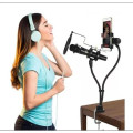Giá Đỡ Micro Livestream, Có Màng Lọc Âm Mic Và Giá Đỡ Điện Thoại