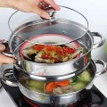 Nồi hấp đa năng 2 tầng hấp cách thủy tiện lợi 