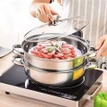 Nồi hấp đa năng 2 tầng hấp cách thủy tiện lợi 