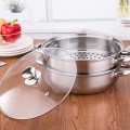 Nồi hấp đa năng 2 tầng hấp cách thủy tiện lợi 