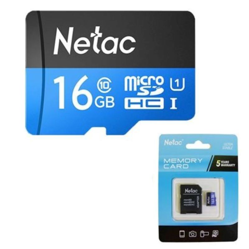 Thẻ nhớ micro SDHC NETAC 16GB class 10