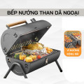 Bếp nướng than hoa BBQ 2 ngăn đa năng gấp gọn