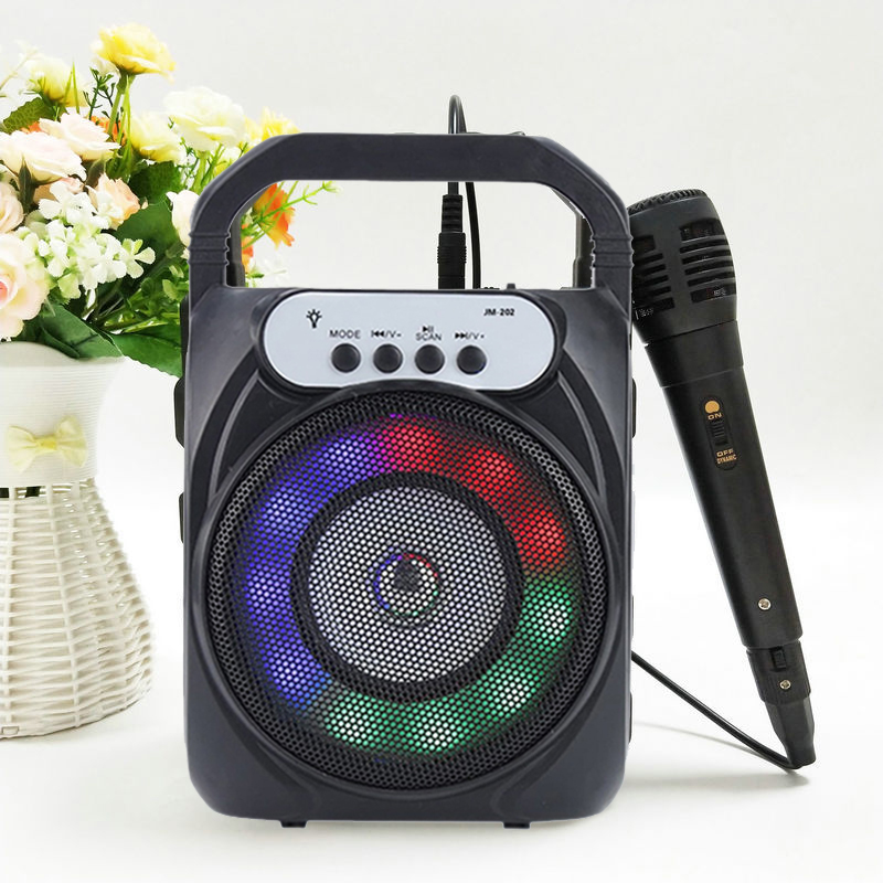 Loa kẹo kéo kết nối Bluetooth xách tay tiện lợi tặng kèm mic