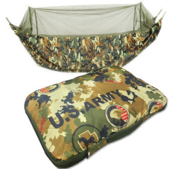 Võng mùng quân đội 2 lớp chống muỗi và côn trùng