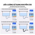 Bột thông cống, thông bồn cầu, lavabo Yuhao chuyên dụng
