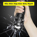 Đèn pin siêu sáng chiếu xa 500m có zoom xa gần tiện lợi