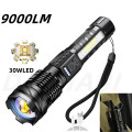 Đèn pin siêu sáng chiếu xa 500m có zoom xa gần tiện lợi