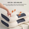 Gối chống đau mỏi vai gáy, chất liệu thoáng khí, hút ẩm tốt