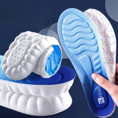 Lót giày thể thao 4D êm ái, giảm áp lực chân, thoáng khí vượt trội, Size 35-36	