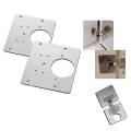 Miếng thép sửa bản lề cửa, tủ gỗ kèm ốc vít tiện lợi tặng bộ ốc vít, 1 miếng thép không bản lề