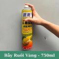 Dung dịch bẫy ruồi vàng, côn trùng dạng chai xịt 750ml