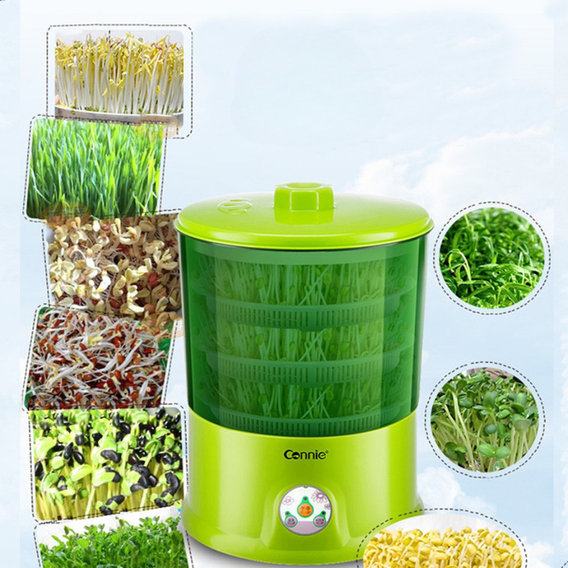 Dụng cụ gieo mầm, làm giá đỗ tự động nhiều tầng tiết kiệm điện Connie