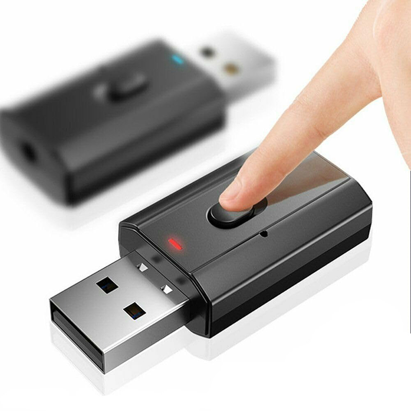 Usb bluetooth 5.0 nhận tín hiệu âm thanh jack cắm 3.5mm