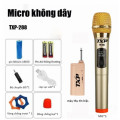 Bộ micro không dây hát karaoke chuyên nghiệp, kết nối dễ dàng, TP-288（1 MICRO)