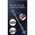 Xà đơn treo tường gắn cửa thiết kế chốt khóa an toàn, 3 CẠNH (70-100cm)	
