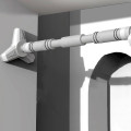 Xà đơn treo tường gắn cửa thiết kế chốt khóa an toàn, 3 CẠNH (70-100cm)	