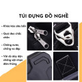 Túi đựng đồ nghề sửa chữa siêu bền chống nước cao cấp, Cỡ vừa 17 inch (41 x 23 x 25 cm)	