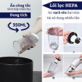 Máy hút bụi cầm tay không dây đa năng, nhỏ gọn, lực hút mạnh