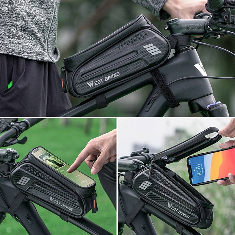 Túi treo sườn xe đạp thể thao cao cấp West Biking
