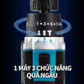 Máy khoan pin 21V loại 3 chức năng chuyên khoan tường, khoan sắt, khoan gỗ, Loại 1 pin