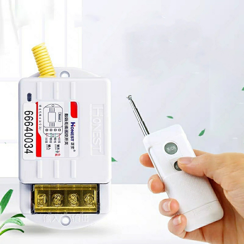 Công tắc điều khiển từ xa Honest HT-6220ZRD 1000m bật tắt máy bơm nước