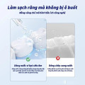 Máy tăm nước không dây kèm 4 đầu phun phù hợp cho người niềng răng, Màu trắng