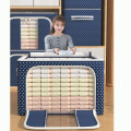 Túi vải khung thép xếp gọn quần áo, chăn màn chống ẩm mốc, Dung tích 78L: 50x40x33cm