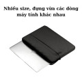Túi chống sốc laptop 2 ngăn có quai xách chống va đập cao cấp, Màu xám - 13inch - 13.3inch