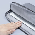 Túi chống sốc laptop 2 ngăn có quai xách chống va đập cao cấp, Màu xám - 13inch - 13.3inch
