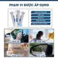 Viên sủi rửa kính ô tô xe hơi tiện dụng, tiết kiệm (Combo 3 lọ)