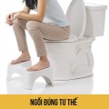 Ghế kê chân chống táo bón nhựa cao cấp