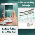 Đèn học chống cận cao cấp 3 chế độ sáng, bật tắt cảm ứng tiện lợi, Loại 3600mah (gồm cả củ sạc)