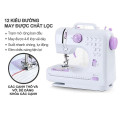 Máy may mini gia đình có vắt sổ đa năng tích hợp 12 kiểu may