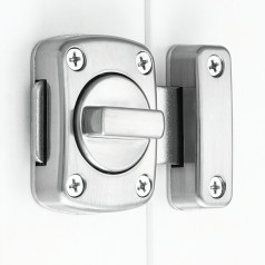 Chốt khóa cửa hợp kim núm vặn xoay bền chắc, chống trộm, 42*30mm dày 13mm