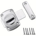 Chốt khóa cửa hợp kim núm vặn xoay bền chắc, chống trộm, 42*30mm dày 13mm