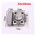 Chốt khóa cửa hợp kim núm vặn xoay bền chắc, chống trộm, 42*30mm dày 13mm