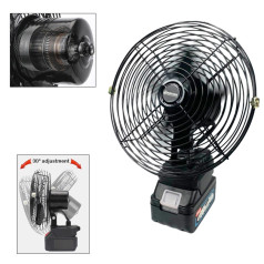 Quạt tích điện Makita làm mát cực nhanh, pin dung lượng lớn, QUẠT + 1 PIN + 1 SẠC