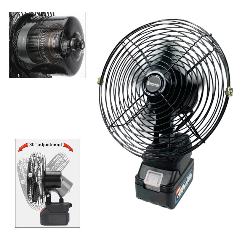 Quạt tích điện Makita làm mát cực nhanh, pin dung lượng lớn