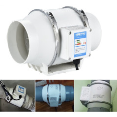 Quạt hút mùi đường ống đa năng hiệu suất cao, không ồn, HF75 -35W	