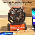 Quạt sạc mini pin trâu 20000mah hiện đại dùng được lâu dài