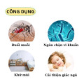 Set 50 Nhang ngải cứu đuổi muỗi hương nhẹ dễ chịu kèm đế gỗ