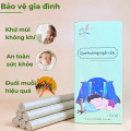 Set 50 Nhang ngải cứu đuổi muỗi hương nhẹ dễ chịu kèm đế gỗ